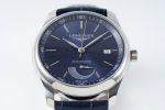 Master Power Reserve SS APSF 1:1 Best Edition Blue Dial on Blue Leather Strap AL602 - Image 2