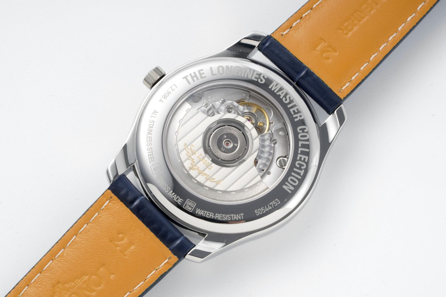 Master Power Reserve SS APSF 1:1 Best Edition Blue Dial on Blue Leather Strap AL602 - Image 8