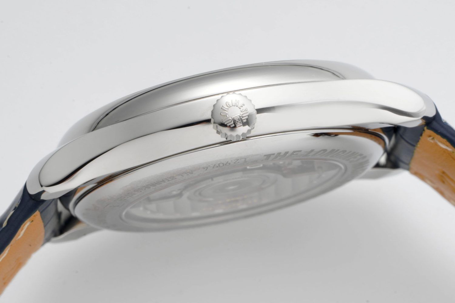 Master Moonphase SS APSF 1:1 Best Edition Blue Diamonds Dial on Blue Leather Strap AL899 - Image 6