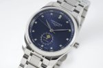 Master Moonphase SS APSF 1:1 Best Edition Blue Diamonds Dial on SS Bracelet AL899 - Image 3
