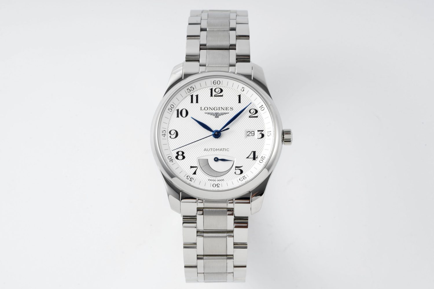Master Power Reserve SS APSF 1:1 Best Edition White Dial on SS Bracelet AL602 - Image 1