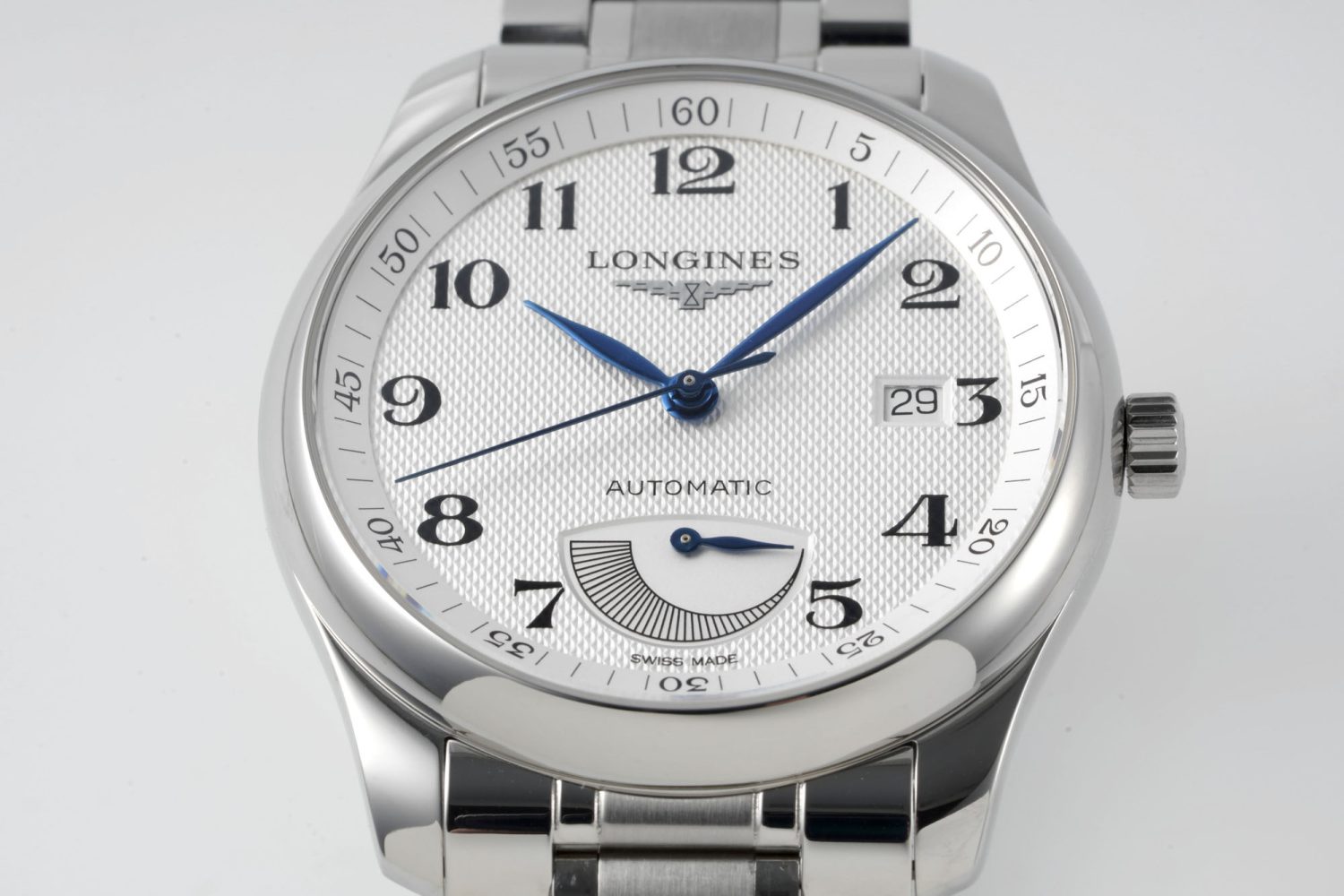 Master Power Reserve SS APSF 1:1 Best Edition White Dial on SS Bracelet AL602 - Image 2
