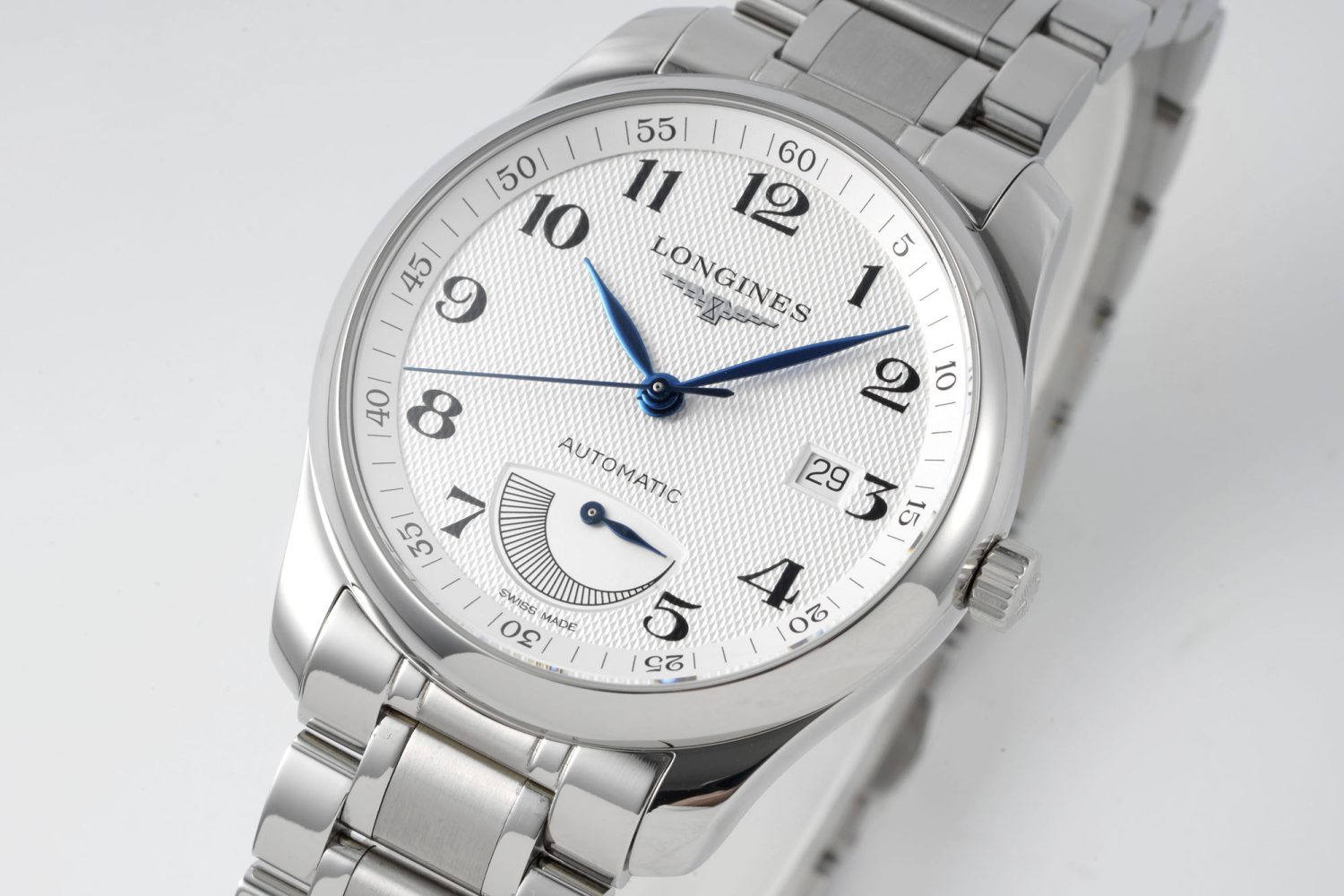 Master Power Reserve SS APSF 1:1 Best Edition White Dial on SS Bracelet AL602 - Image 3