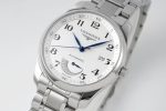 Master Power Reserve SS APSF 1:1 Best Edition White Dial on SS Bracelet AL602 - Image 3