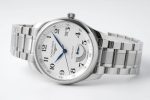 Master Power Reserve SS APSF 1:1 Best Edition White Dial on SS Bracelet AL602 - Image 5