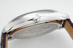 Master Moonphase SS APSF 1:1 Best Edition White Diamonds Dial on Brown Leather Strap AL899 - Image 6