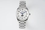 Master Moonphase SS APSF 1:1 Best Edition White Numeral Dial on SS Bracelet AL899