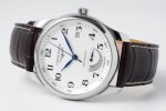 Master Power Reserve SS APSF 1:1 Best Edition White Dial on Brown Leather Strap AL602 - Image 5