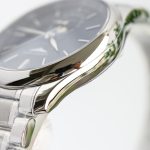 Longines Master Moonphase GF SS/SS Diamond Markers Black Textured Dial On SS Bracelet A899 - Image 7