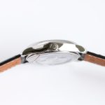 Longines Master Moonphase GF SS Roman Markers Blue Textured Dial On Leather Strap A899 - Image 6