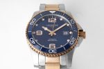 Conquest SS/RG Blue Ceramic Bezel SS ZF 1:1 Best Edition Blue Dial on SS/RG Bracelet A2824 - Image 2