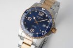 Conquest SS/RG Blue Ceramic Bezel SS ZF 1:1 Best Edition Blue Dial on SS/RG Bracelet A2824 - Image 3