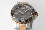 Conquest SS/RG Gray Ceramic Bezel SS ZF 1:1 Best Edition Gray Dial on SS/RG Bracelet A2824 - Image 2