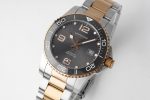 Conquest SS/RG Gray Ceramic Bezel SS ZF 1:1 Best Edition Gray Dial on SS/RG Bracelet A2824 - Image 3
