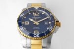 Conquest SS/YG Blue Ceramic Bezel SS ZF 1:1 Best Edition Blue Dial on SS/YG Bracelet A2824 - Image 2