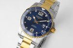 Conquest SS/YG Blue Ceramic Bezel SS ZF 1:1 Best Edition Blue Dial on SS/YG Bracelet A2824 - Image 3