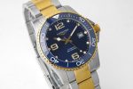 Conquest SS/YG Blue Ceramic Bezel SS ZF 1:1 Best Edition Blue Dial on SS/YG Bracelet A2824 - Image 4
