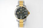 Conquest SS/YG Green Ceramic Bezel SS ZF 1:1 Best Edition Green Dial on SS/YG Bracelet A2824