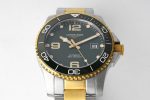 Conquest SS/YG Green Ceramic Bezel SS ZF 1:1 Best Edition Green Dial on SS/YG Bracelet A2824 - Image 2