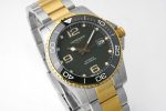 Conquest SS/YG Green Ceramic Bezel SS ZF 1:1 Best Edition Green Dial on SS/YG Bracelet A2824 - Image 4