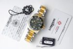 Conquest SS/YG Green Ceramic Bezel SS ZF 1:1 Best Edition Green Dial on SS/YG Bracelet A2824 - Image 9