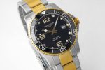 Conquest SS/YG Black Ceramic Bezel SS ZF 1:1 Best Edition Black Dial on SS/YG Bracelet A2824 - Image 4