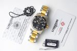 Conquest SS/YG Black Ceramic Bezel SS ZF 1:1 Best Edition Black Dial on SS/YG Bracelet A2824 - Image 9