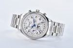Master Moonphase Chronograph SS White Dial on Bracelet A7751 - Image 5