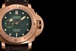 PAM382 N Bronzo VSF 1:1 Best Edition on Brown Distressed Calfskin Strap P.9000 Super Clone V2 - Image 4