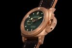 PAM382 N Bronzo VSF 1:1 Best Edition on Brown Distressed Calfskin Strap P.9000 Super Clone V2 - Image 6