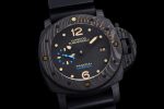 PAM616 Carbotech VSF Best Edition on Blue Logo Black Rubber Strap P.9000 Super Clone V3 - Image 2