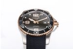 Conquest SS/YG Blue Ceramic Bezel SS ZF 1:1 Best Edition Blue Dial on Blue Rubber Strap A2824 - Image 6
