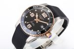 Conquest SS/YG Blue Ceramic Bezel SS ZF 1:1 Best Edition Blue Dial on Blue Rubber Strap A2824 - Image 4