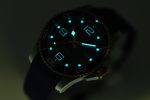 Conquest SS/YG Black Ceramic Bezel SS ZF 1:1 Best Edition Black Dial on Black Rubber Strap A2824 - Image 7