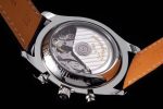 Master Moonphase Chronograph SS GSF 1:1 Best Edition Blue Dial on Black Leather Strap A7751 - Image 8