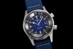 Longines Legend Diver SS OSF 1:1 Best Edition Blue Dial on Nylon Claded Leather Strap A2824 - Image 2