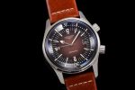 Longines Legend Diver SS OSF 1:1 Best Edition Brown Dial on Leather Strap A2824 - Image 2