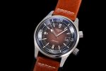 Longines Legend Diver SS OSF 1:1 Best Edition Brown Dial on Leather Strap A2824 - Image 3