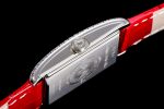 DolceVita 23mm Ladies Watch 8848F 1:1 Best Edition White Dial on Red Leather Strap Swiss Quartz - Image 7