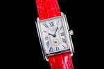 DolceVita 23mm Ladies Watch 8848F 1:1 Best Edition White Dial on Red Leather Strap Swiss Quartz - Image 2