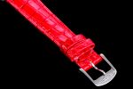 DolceVita 23mm Ladies Watch 8848F 1:1 Best Edition White Dial on Red Leather Strap Swiss Quartz - Image 8