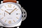 PAM1046 Luminor Due VSF Best Edition White Dial on Brown Asso Strap AXXXIV - Image 4
