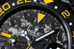 GMT DIW Carbon VSF 1:1 Best Edition Black/Yellow Black Dial on Black Nylon Strap VR3186 CHS - Image 4