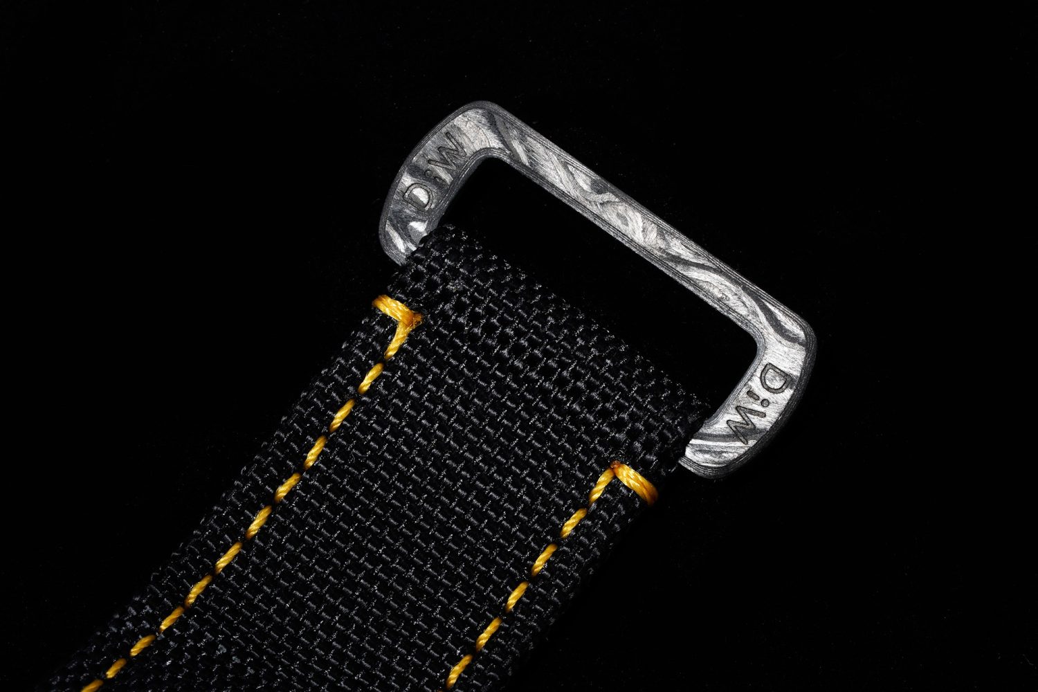 GMT DIW Carbon VSF 1:1 Best Edition Black/Yellow Black Dial on Black Nylon Strap VR3186 CHS - Image 9