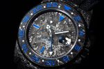 GMT DIW Carbon VSF 1:1 Best Edition Black/Blue Black Dial on Black Nylon Strap VR3186 CHS - Image 2