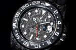 GMT DIW Carbon VSF 1:1 Best Edition Black/White Black Dial on Black Nylon Strap VR3186 CHS - Image 2