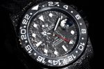GMT DIW Carbon VSF 1:1 Best Edition Black/White Black Dial on Black Nylon Strap VR3186 CHS - Image 3