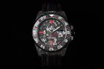 GMT DIW Carbon VSF 1:1 Best Edition Black/Red Black Dial on Black Nylon Strap VR3186 CHS
