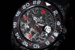 GMT DIW Carbon VSF 1:1 Best Edition Black/Red Black Dial on Black Nylon Strap VR3186 CHS - Image 2