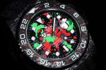 GMT DIW Carbon VSF 1:1 Best Edition Green/Red Dial on Black Nylon Strap VR3186 CHS - Image 3